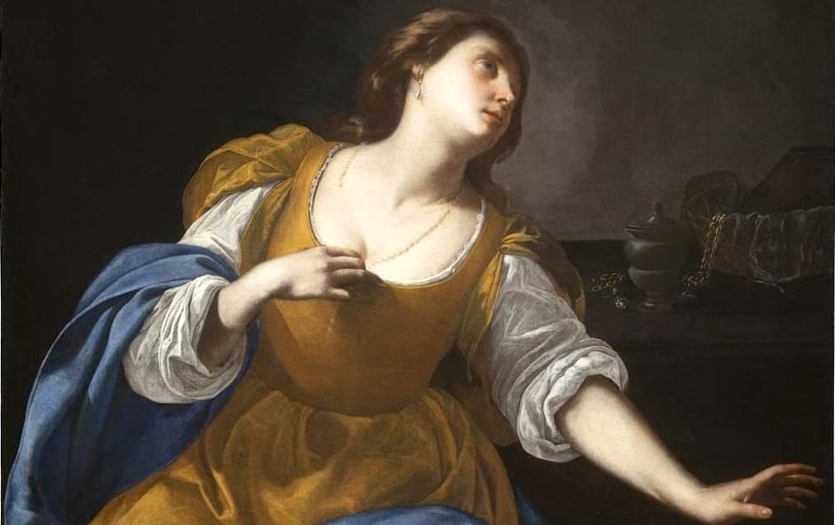 La Maddalena Sursock di Artemisia Gentileschi al Chiostro di Santa Chiara